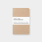 3 pack pocket notebooks, 3.25 x 5", made with eco-friendly papers. Lined paper pages, kraft color way.