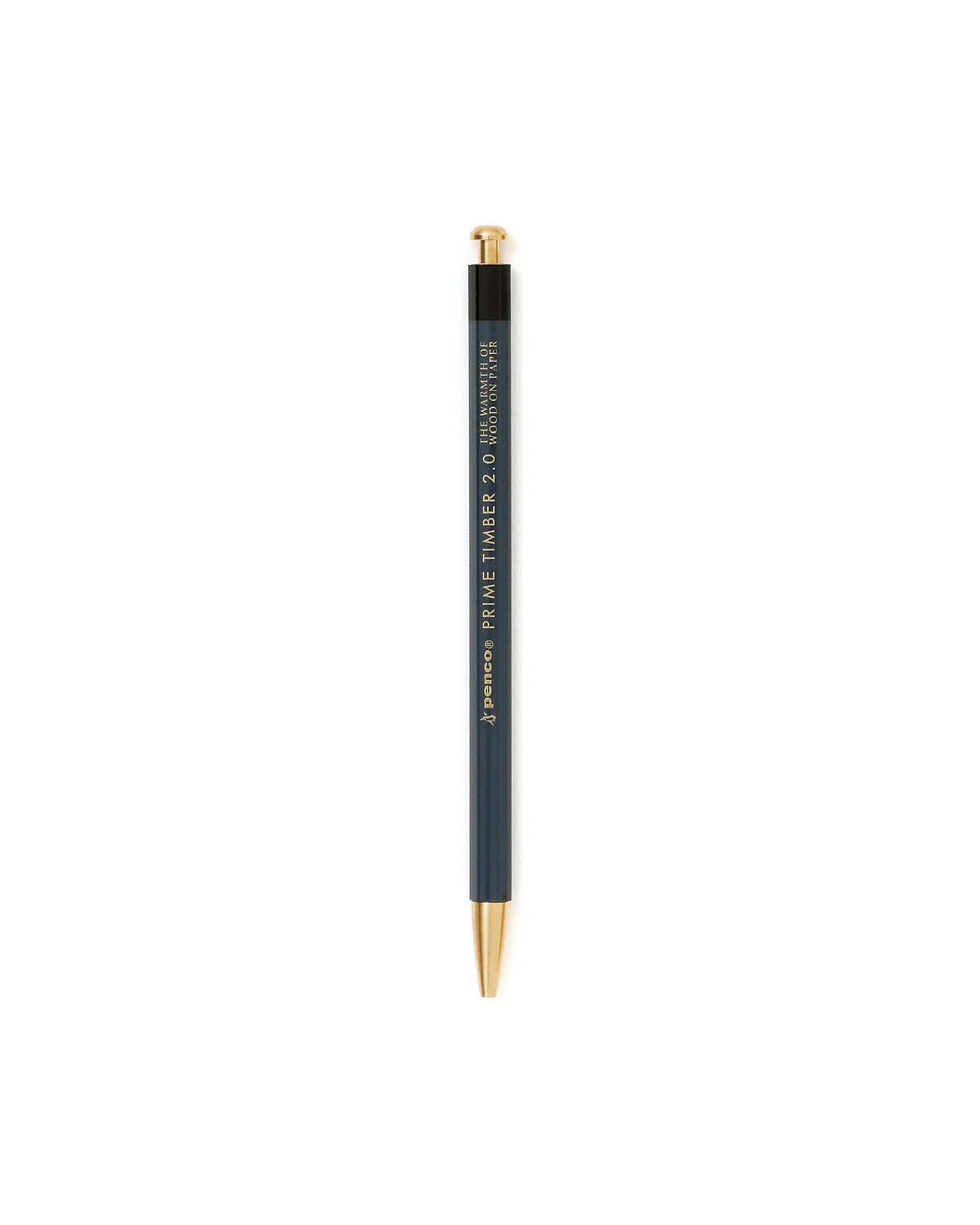Black clutch pencil made with eco-friendly wood, Penco brand.