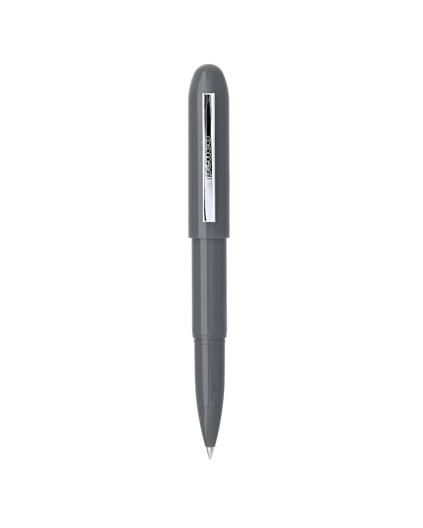 Gray bullet pen, plastic, Penco brand.